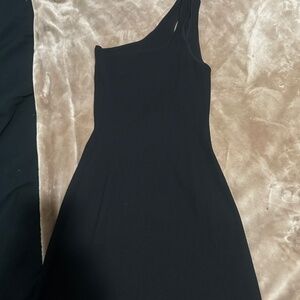 Asymmetrical Knit Dress